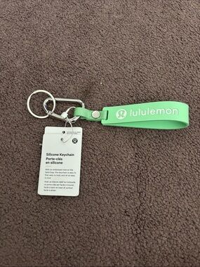 lululemon athletica Silicone Wrist Keychain - Mint